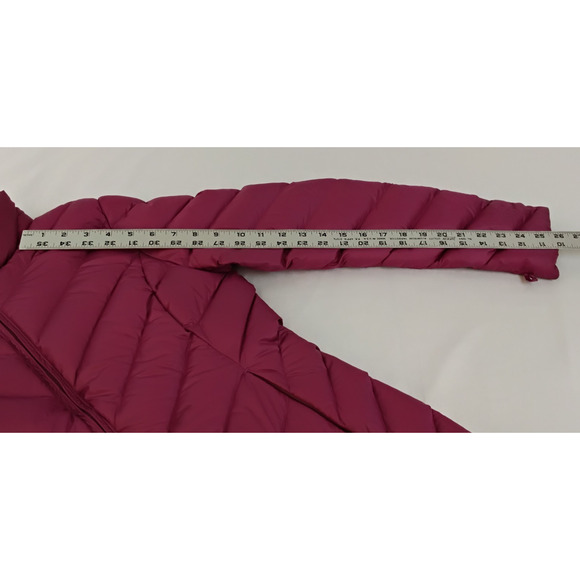 Patagonia Down Puffer Jacket Women's S Pink Full Zip Hoodless #J5284 - Picture 14 of 16